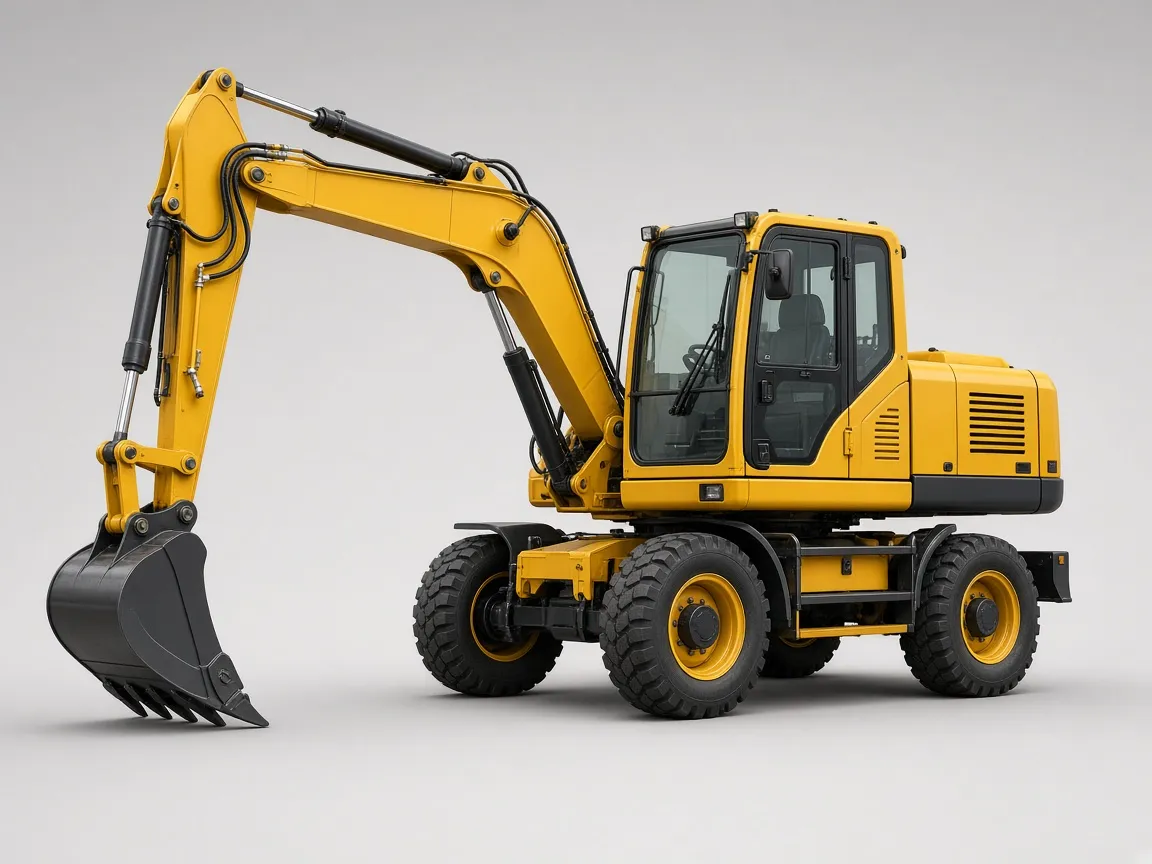 Wheeled excavator 8 t